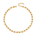 Set de collar y pulsera | Enchapado en oro 18k