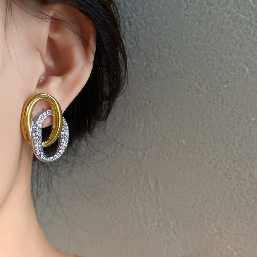 Aretes colgantes geométricos