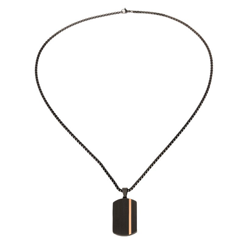 Cadena tipo militar en acero inoxidable 304