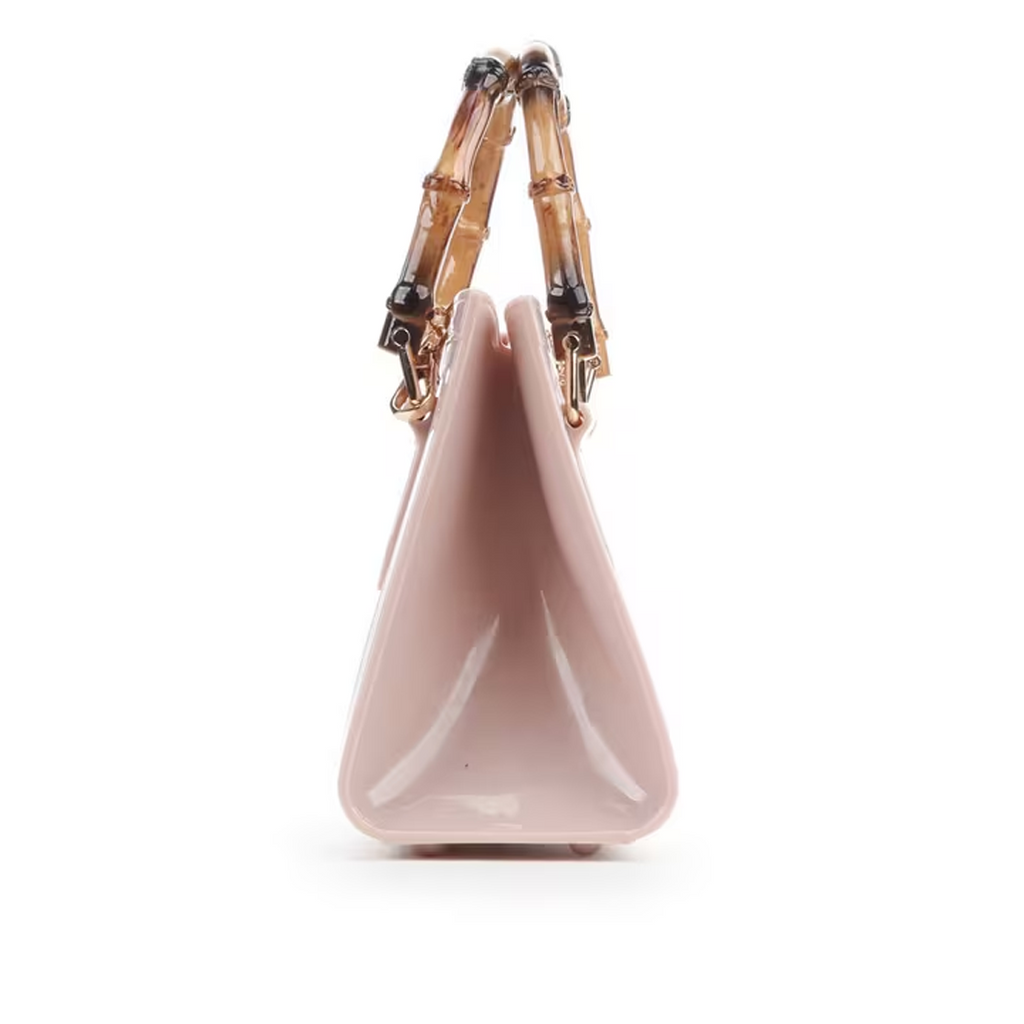 Cartera de mano | Asa de bambú | Olivia Miller