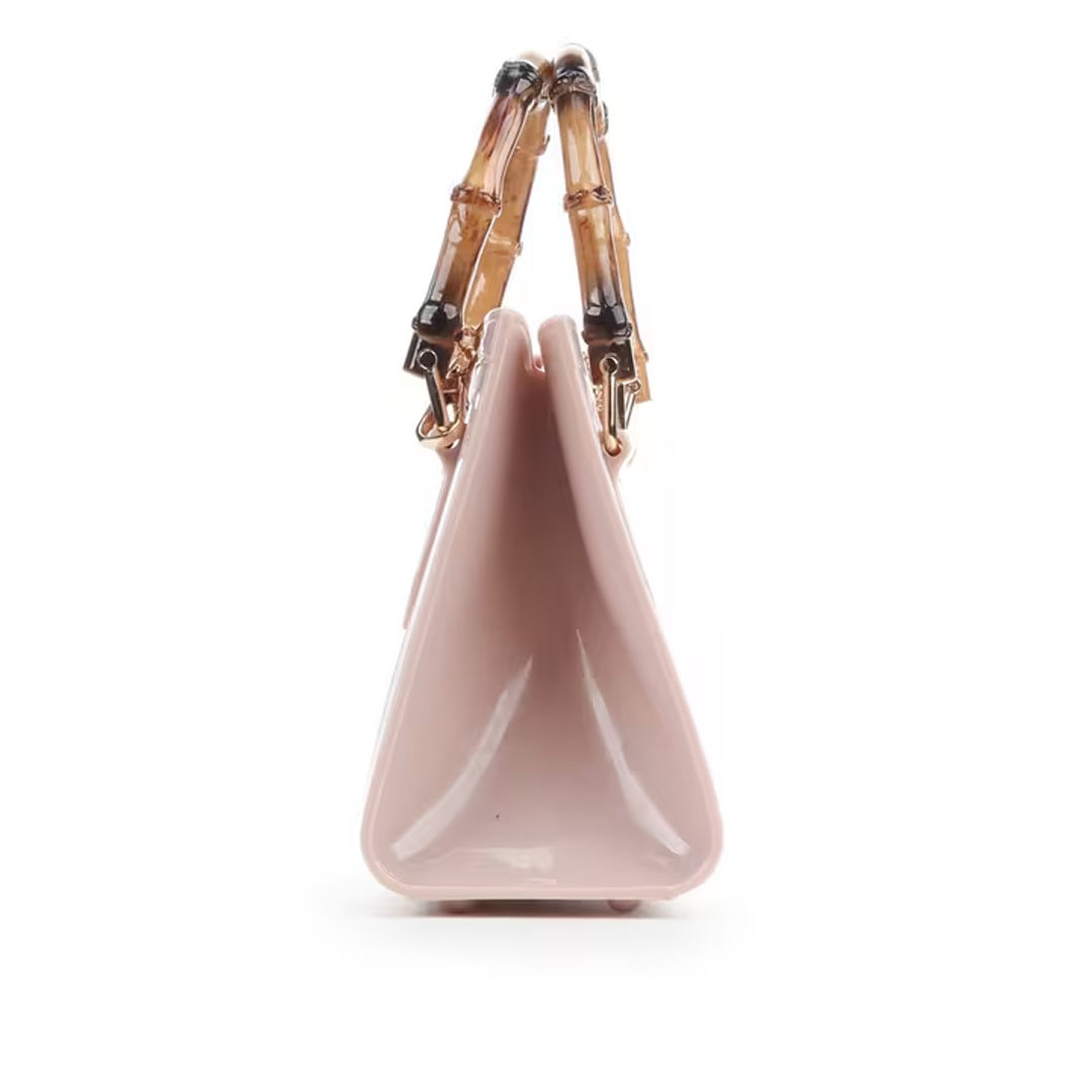 Cartera de mano | Asa de bambú | Olivia Miller