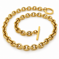 Gargantilla | Acero Inox bañado en oro 18k | Diseño en O