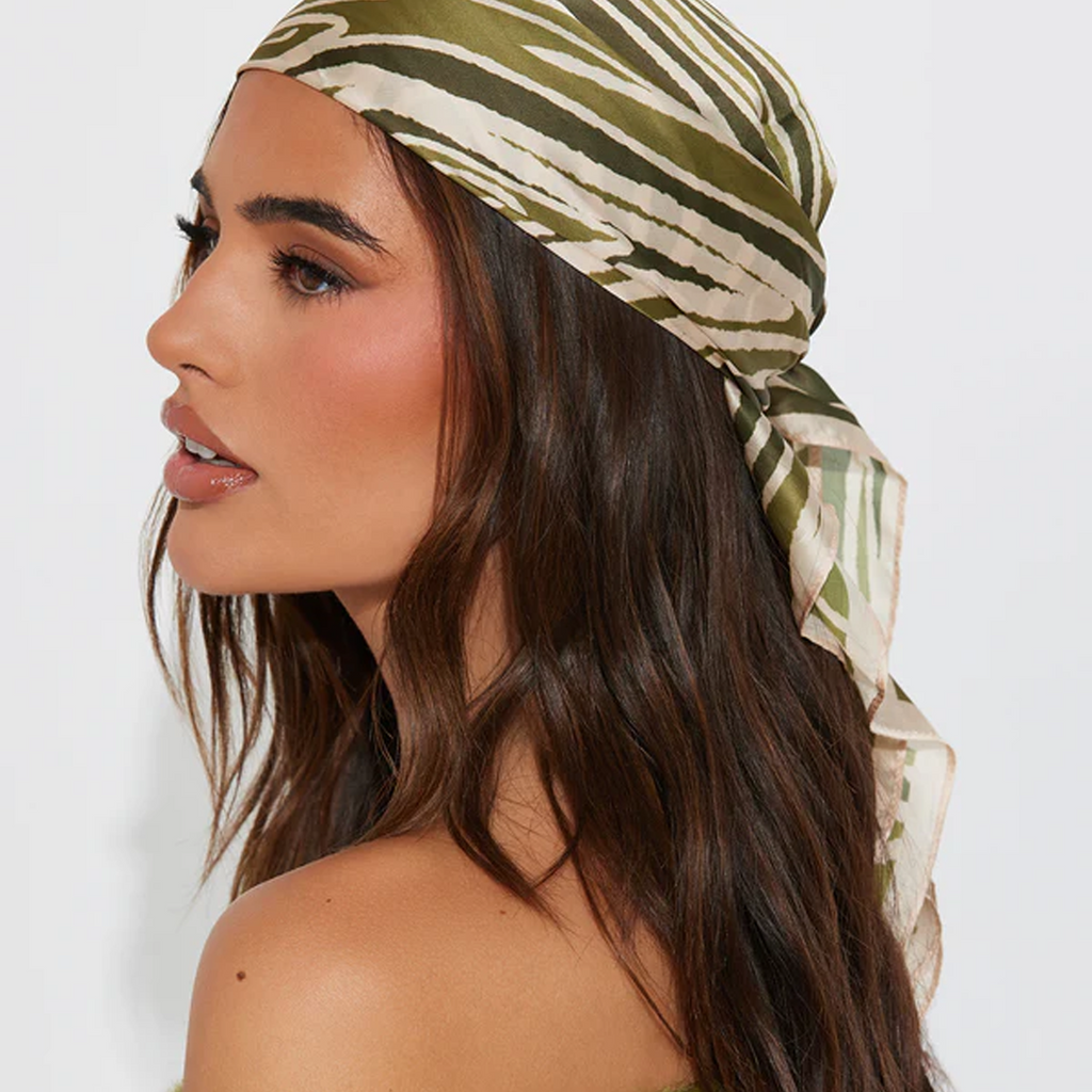 Bandana | Abstract Green Flow