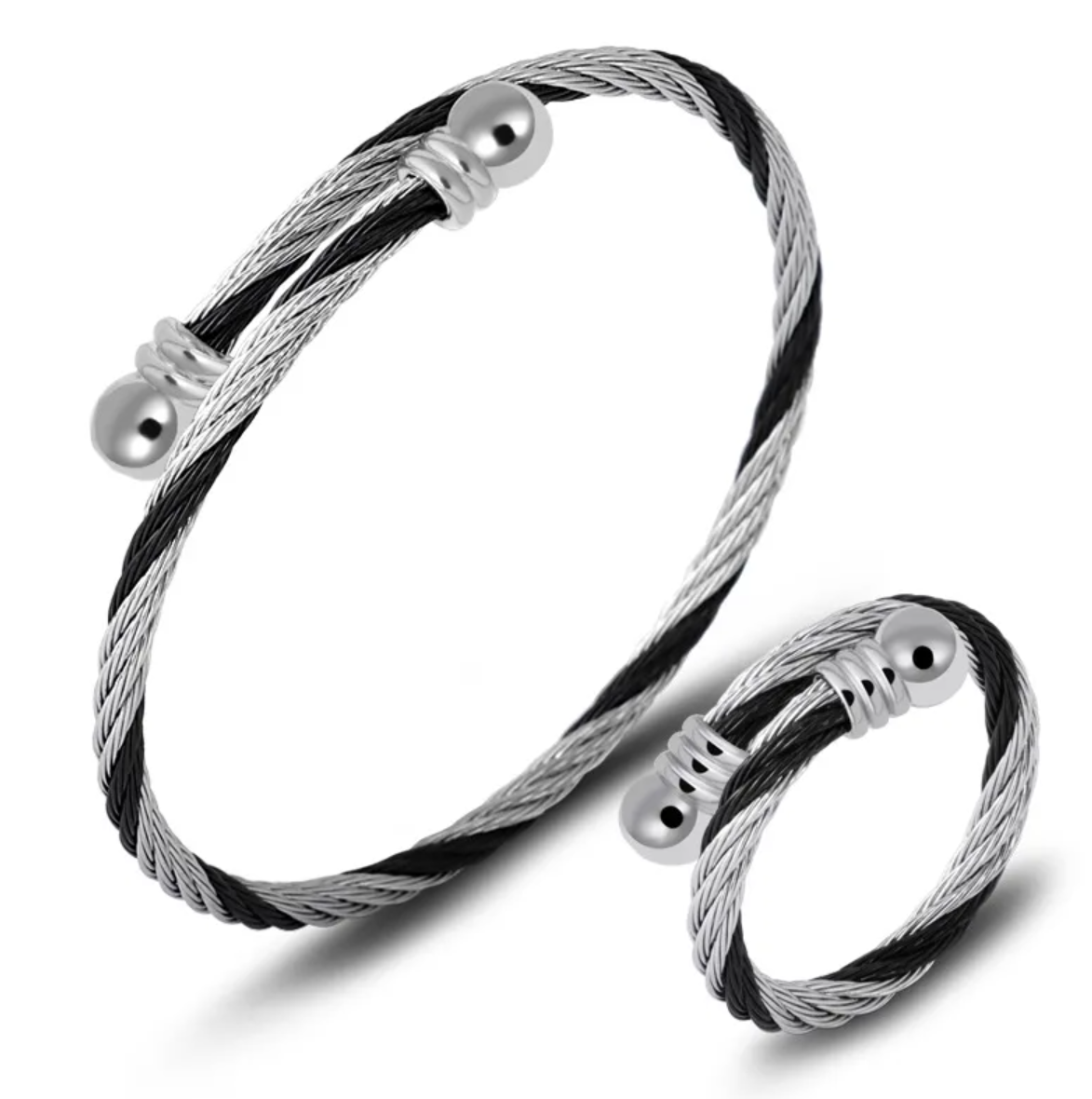 Set de pulsera y anillo