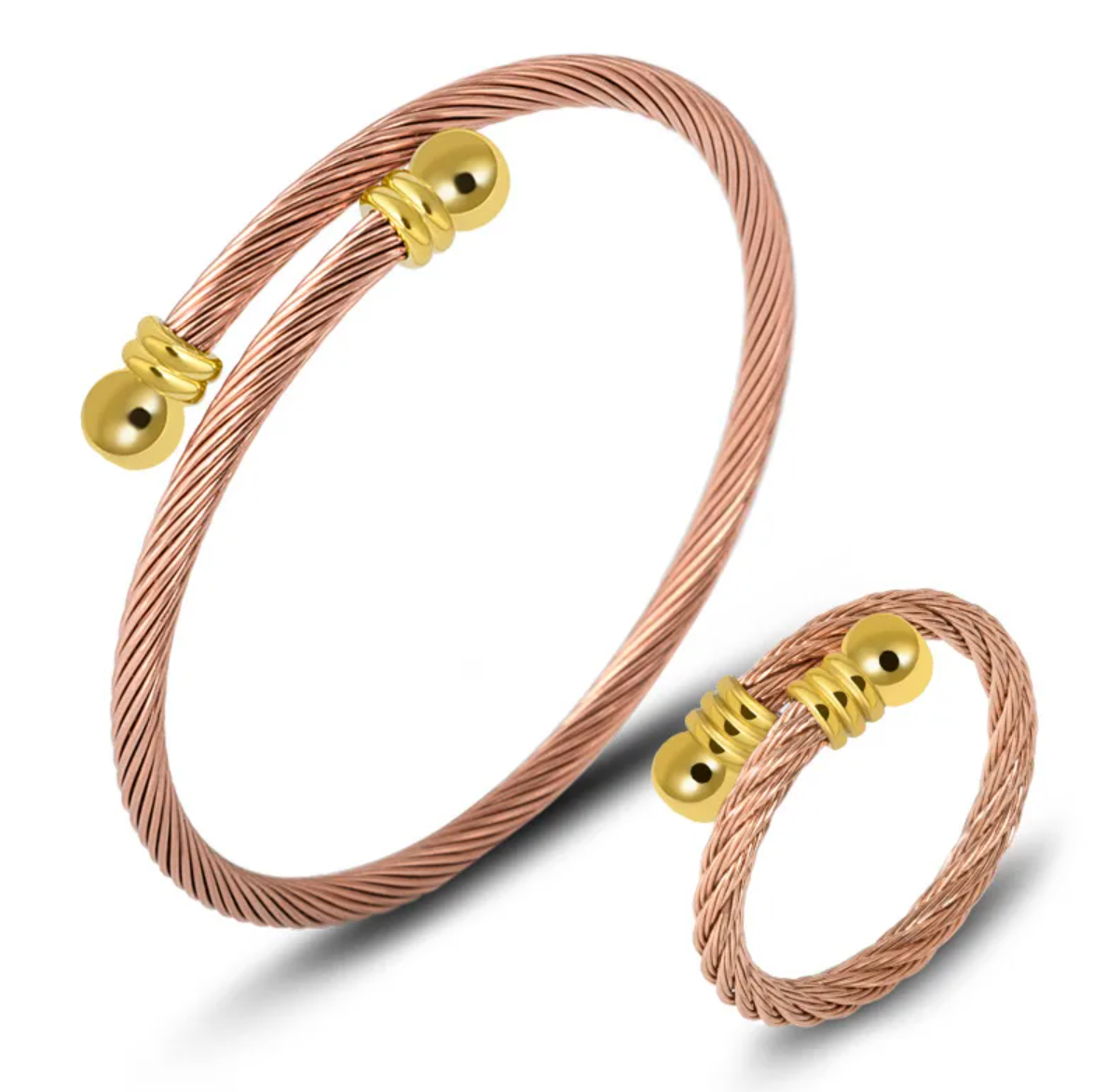 Set de pulsera y anillo