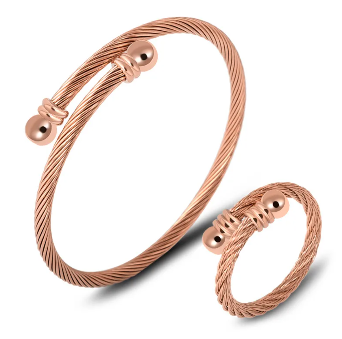 Set de pulsera y anillo