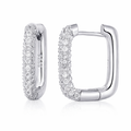 Aretes | Acero inoxidable | Incrustaciones de circonita