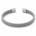 Brazalete trenzado en acero inoxidable