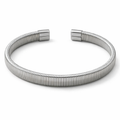 Brazalete trenzado en acero inoxidable