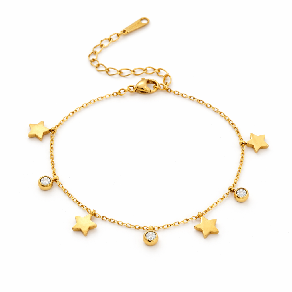 Tobillera XINGX con diamantes