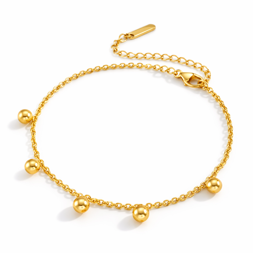 Tobillera | Enchapado en oro 18k
