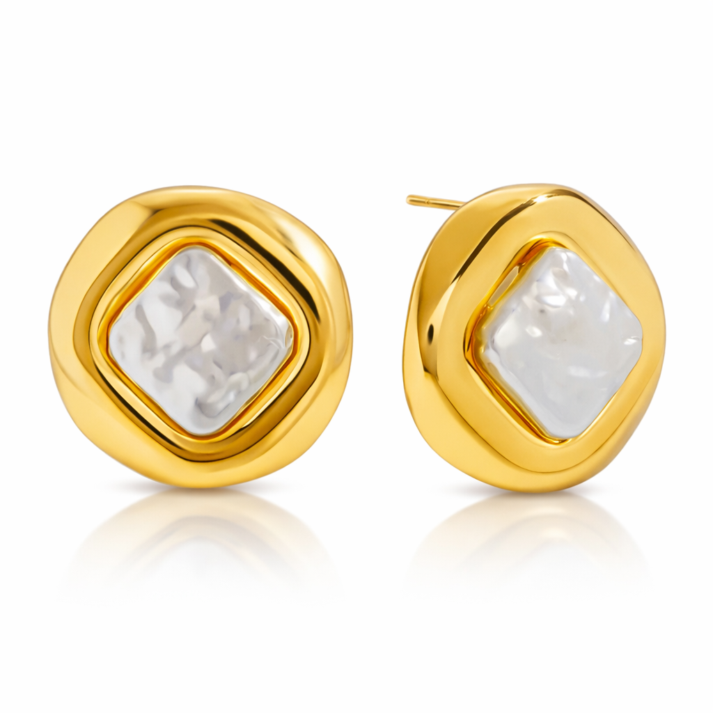 Aretes con diseño geométrico
