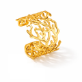 Pulsera diseño Ocean chapado en oro