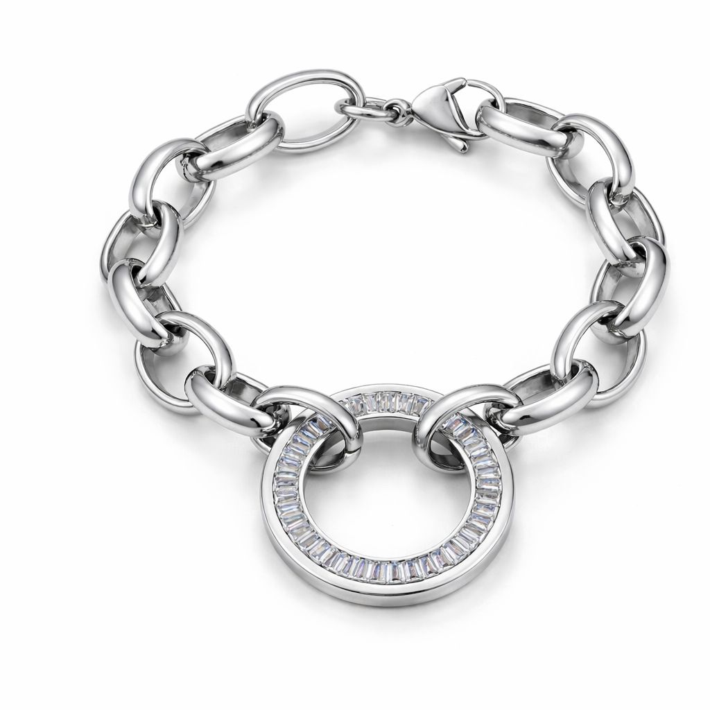Pulsera con diseño de nubes