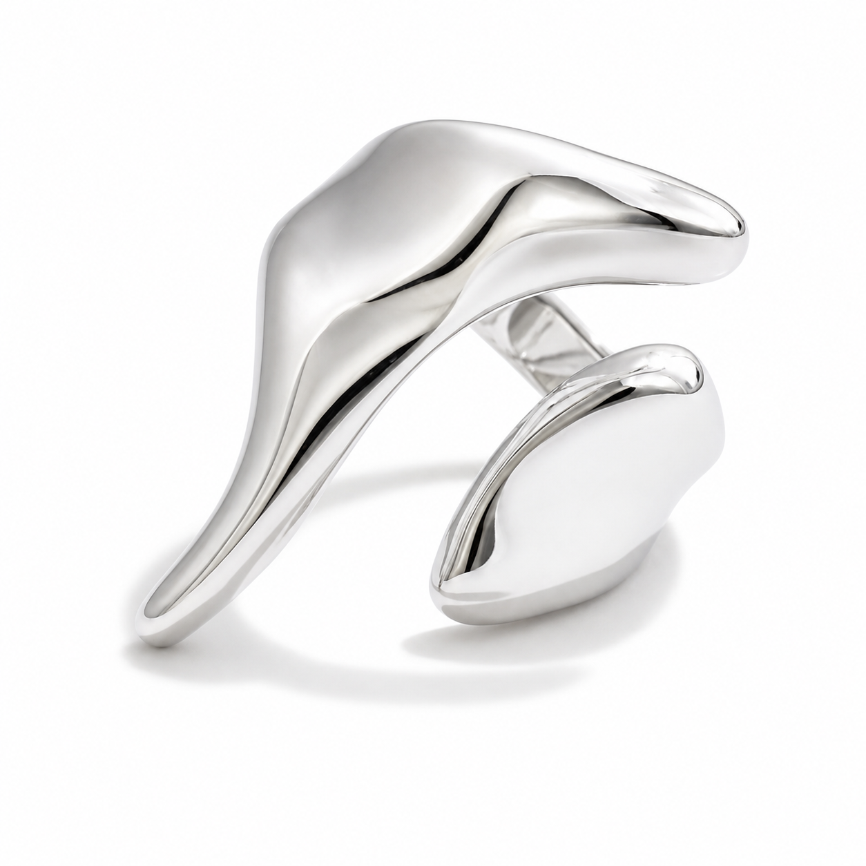 Anillo Ajustable Plateado | Acero Inoxidable