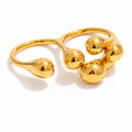 Anillo | Enchapado en oro 18k