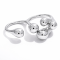Anillo | Acero inox platino