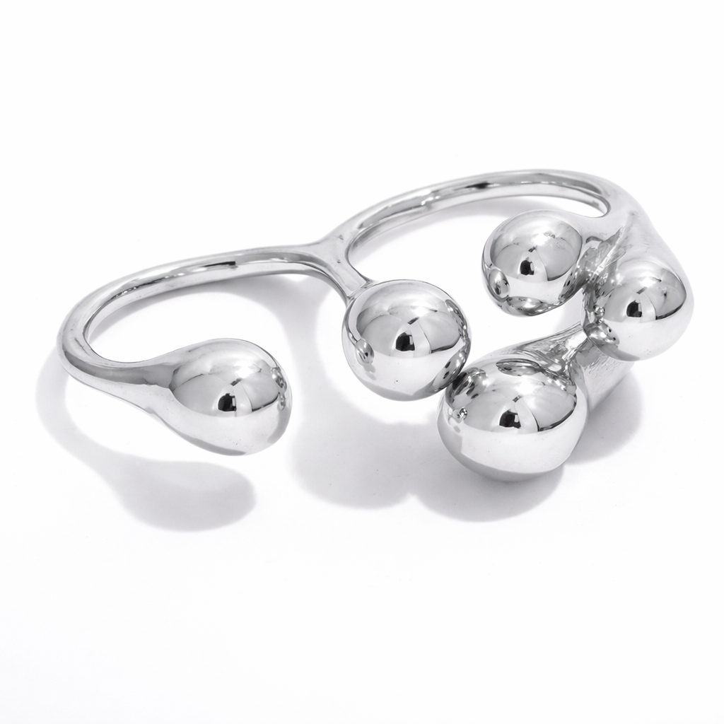 Anillo | Acero inox platino