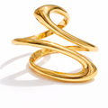 Anillo | Enchapado en oro 18k