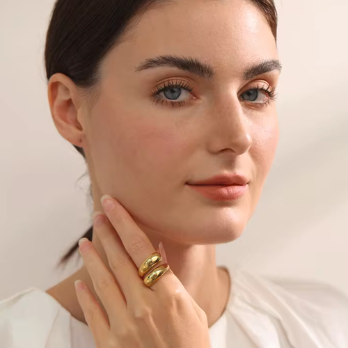 Anillo | Enchapado en oro 18k