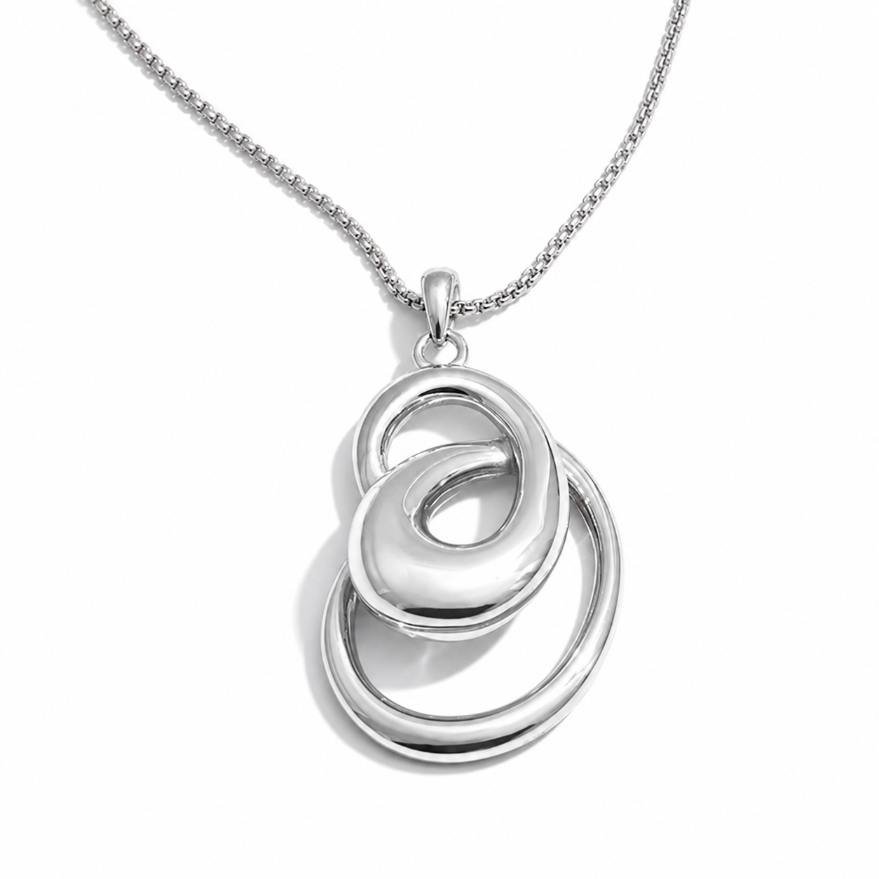 Collar Geométrico de Acero Inoxidable