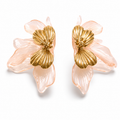 Aretes Grandes Antialérgicos | Resina Acrílica | Acero Inoxidable | Antialérgicos
